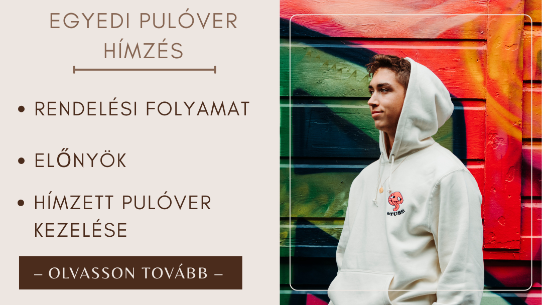 Egyedi pulóver hímzés