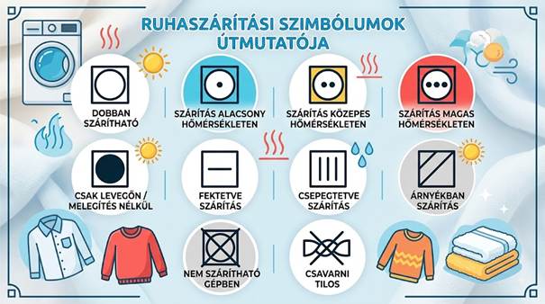 A szárítógép jele