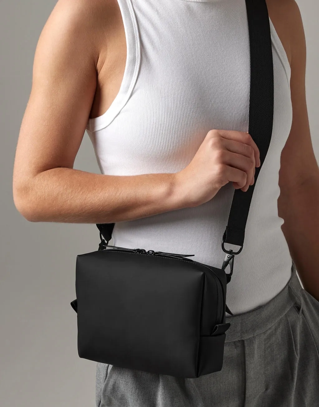 Matte PU Cross Body Bag