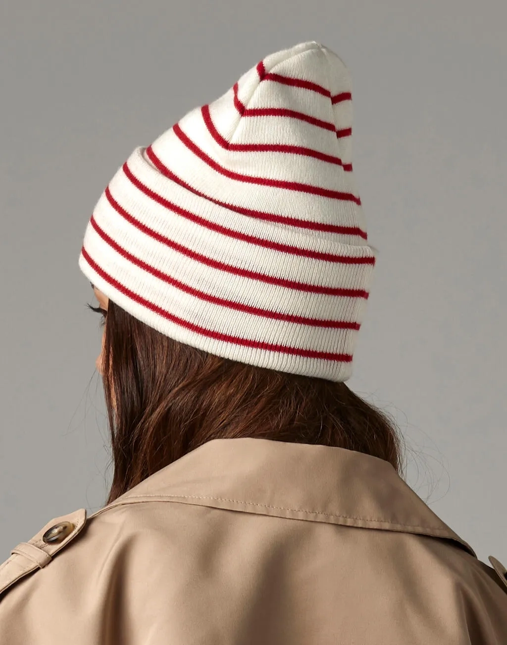 Original Deep Cuffed Striped Beanie