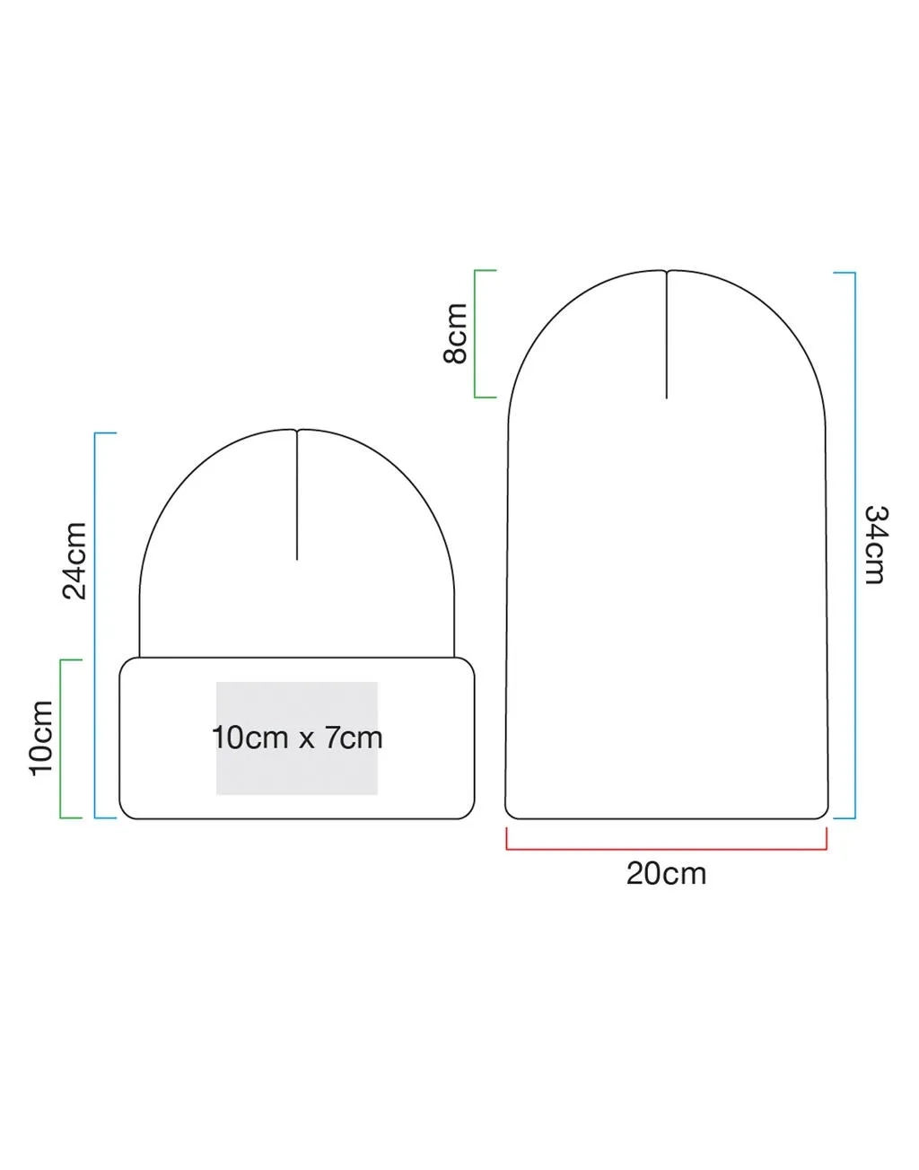 Original Deep Cuffed Striped Beanie