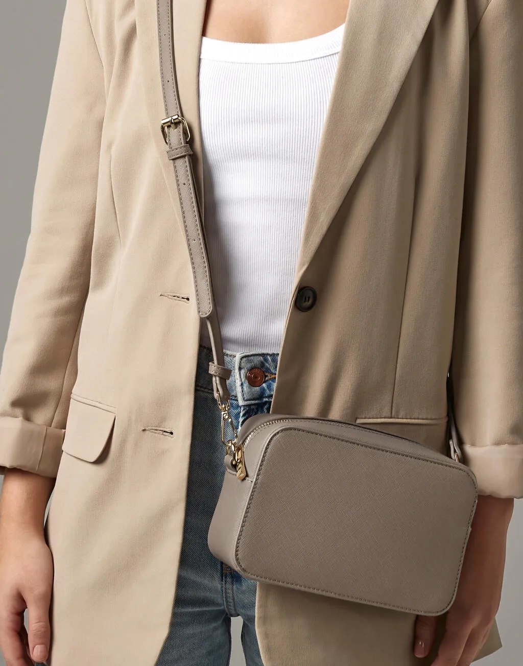 Boutique Structured Cross Body Bag