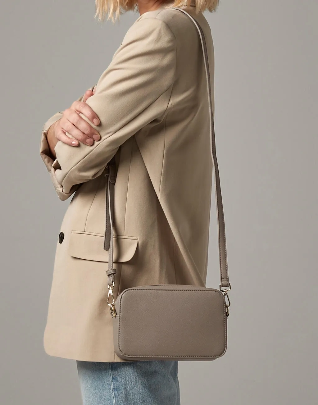 Boutique Structured Cross Body Bag