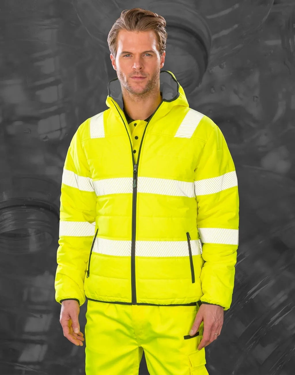 Recycled Ripstop Padded Safety Jacket