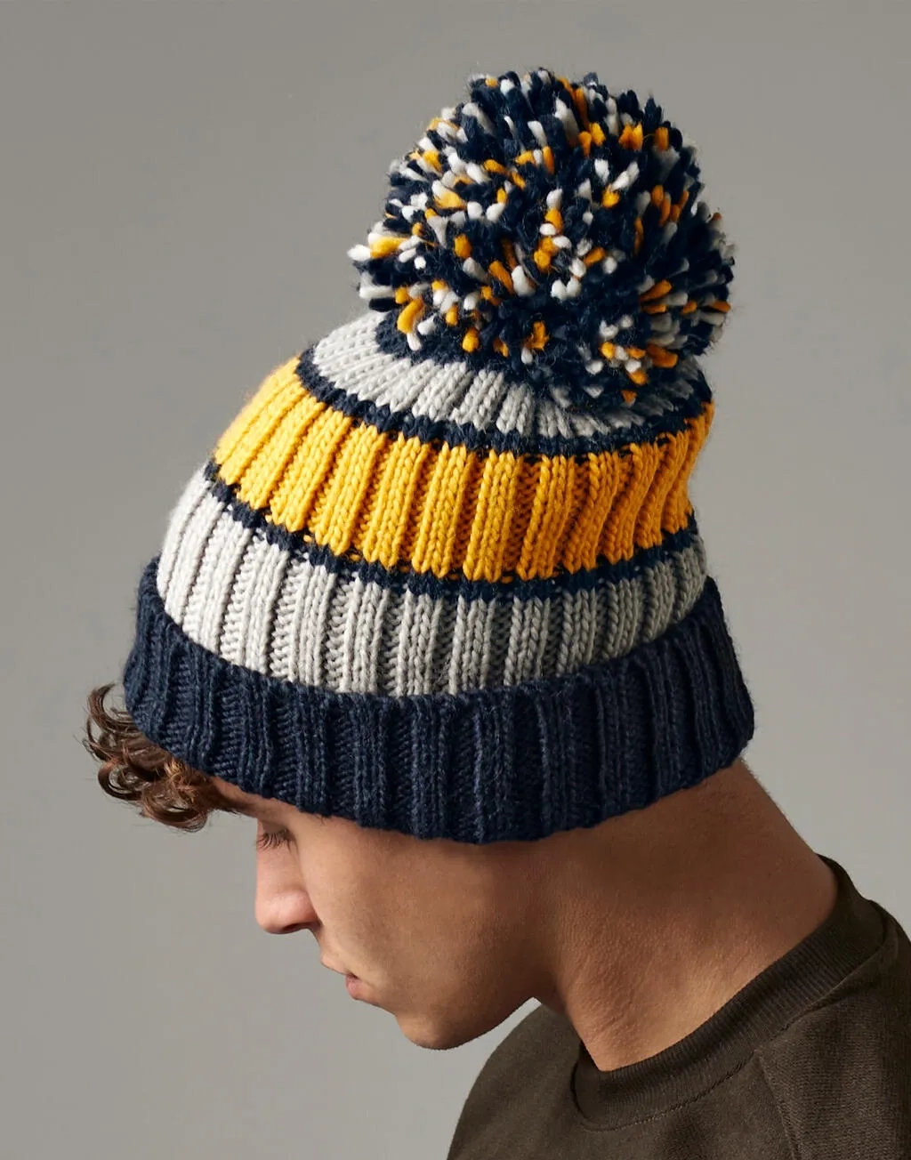 Hygge Striped Beanie