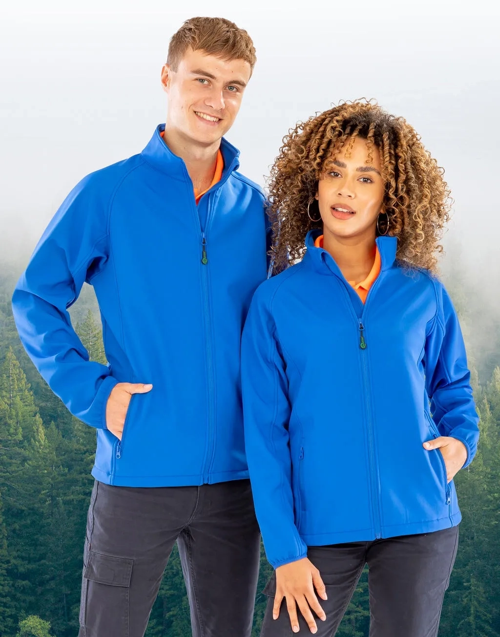 Women's Recycled 2-Layer Printable Softshell Jkt