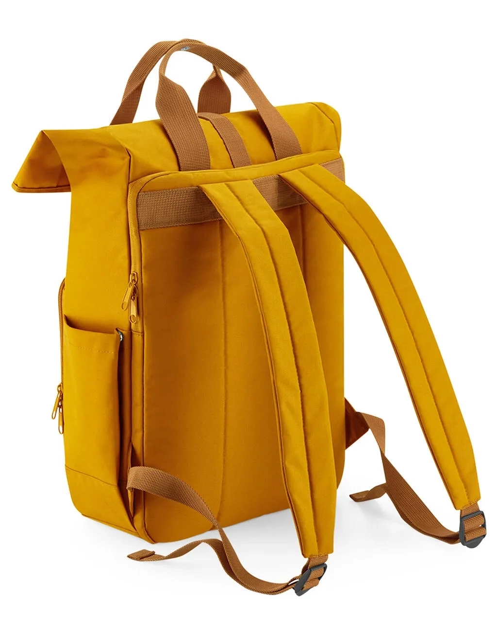 Recycled Twin Handle Roll-Top Laptop Backpack