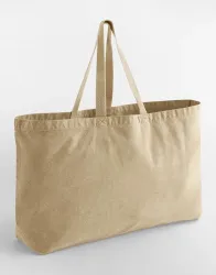 Garment Dyed Oversized Tote Bag