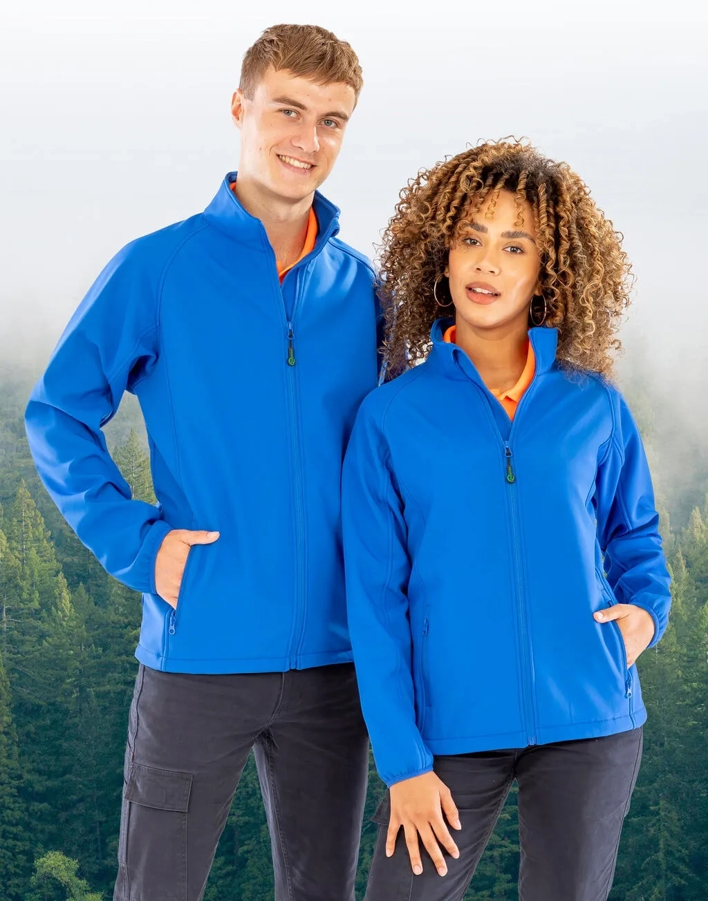 Men's Recycled 2-Layer Printable Softshell Jacket