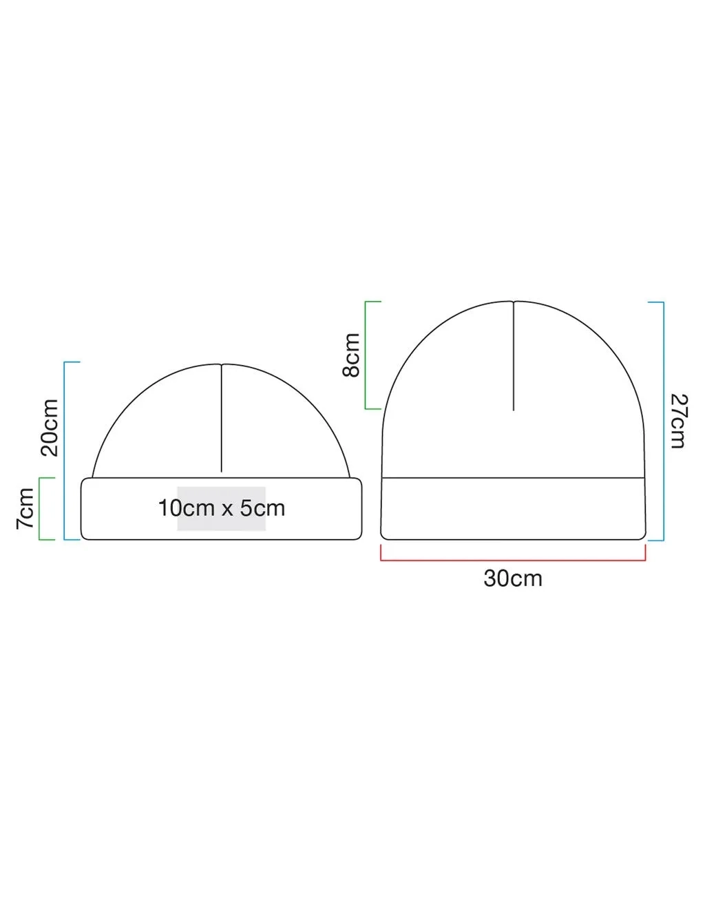Recycled Fleece Cuffed Beanie