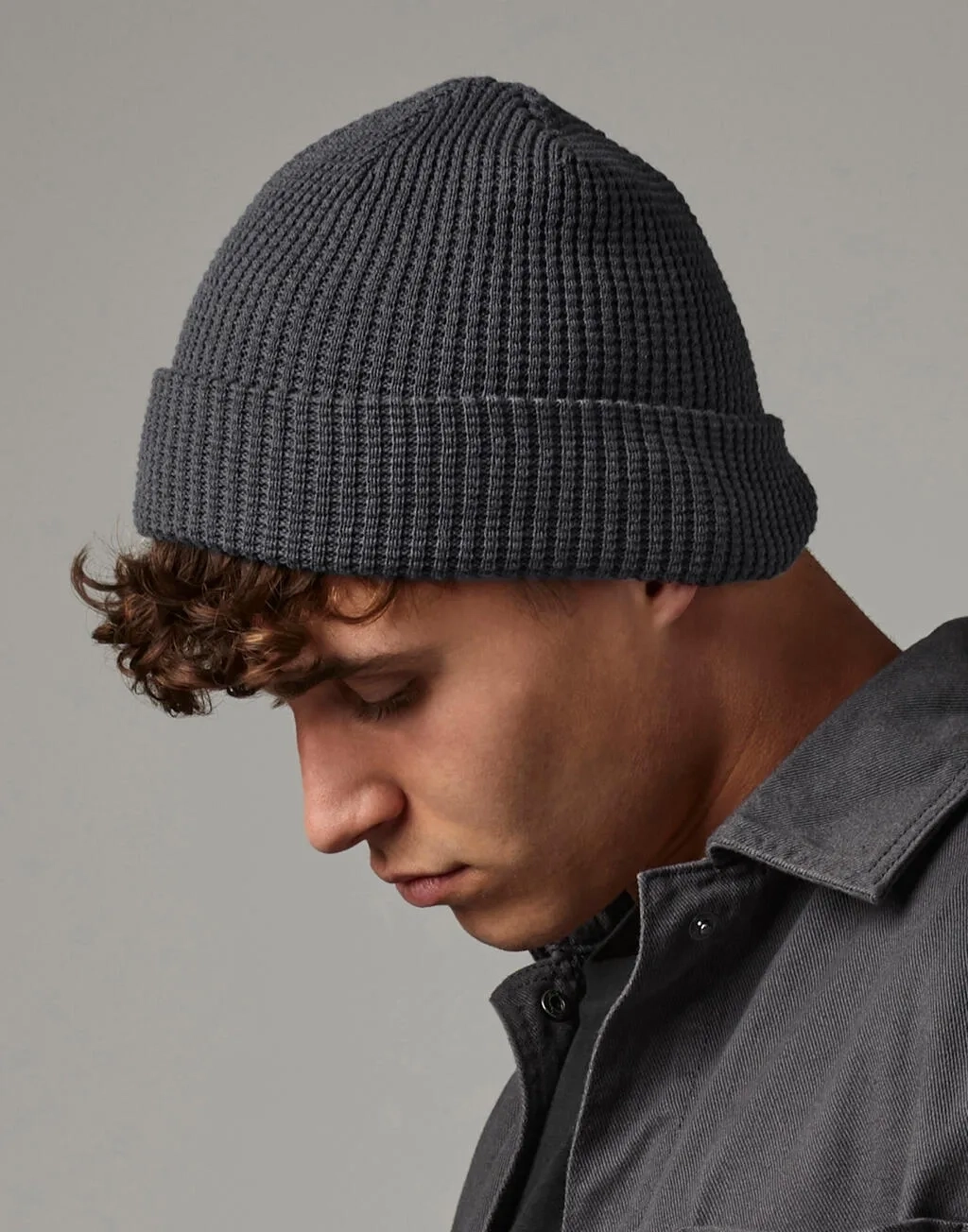 Organic Cotton Waffle Beanie