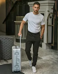 Ribbed Interlock Pants