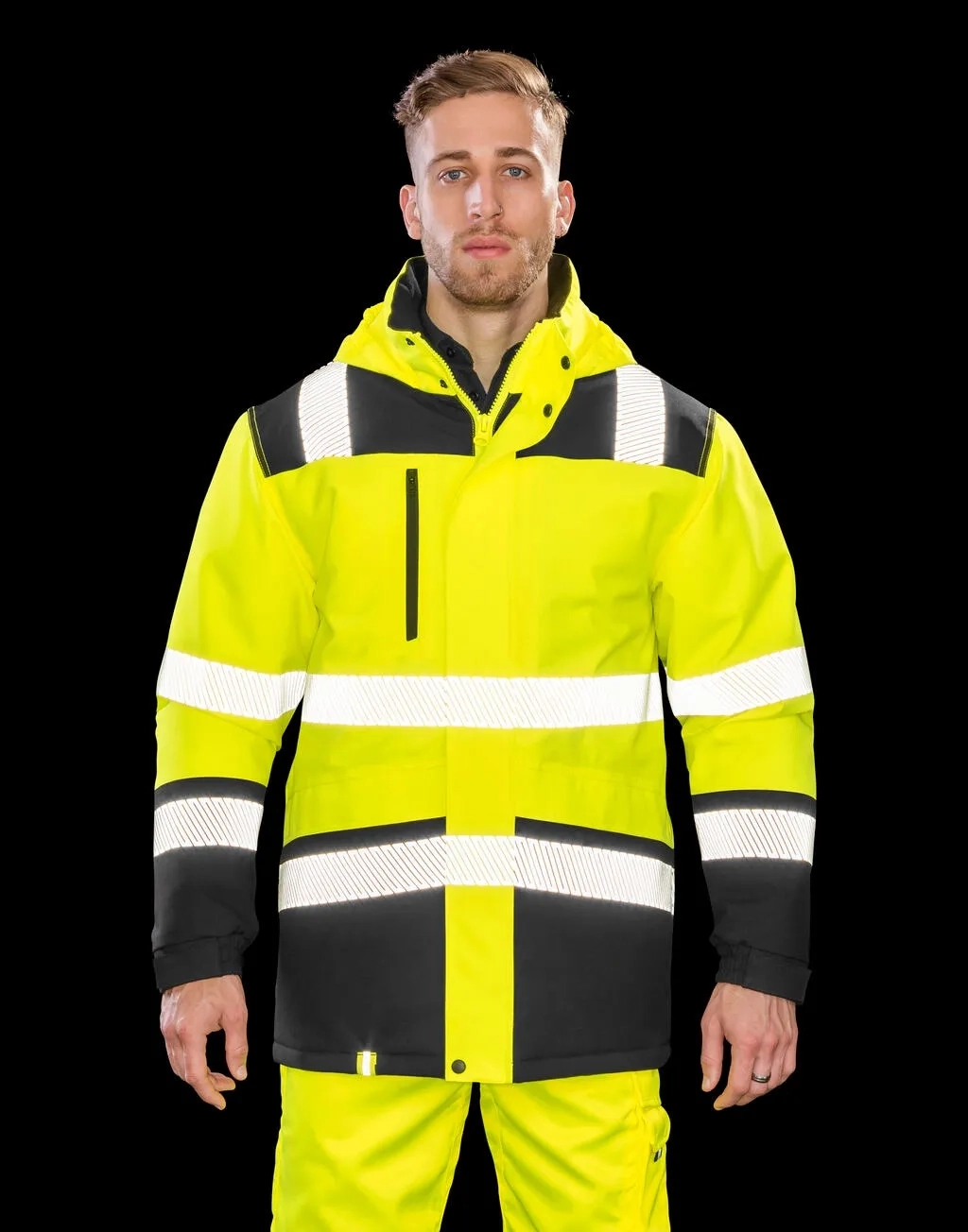 Printable Waterproof Softshell Safety Coat