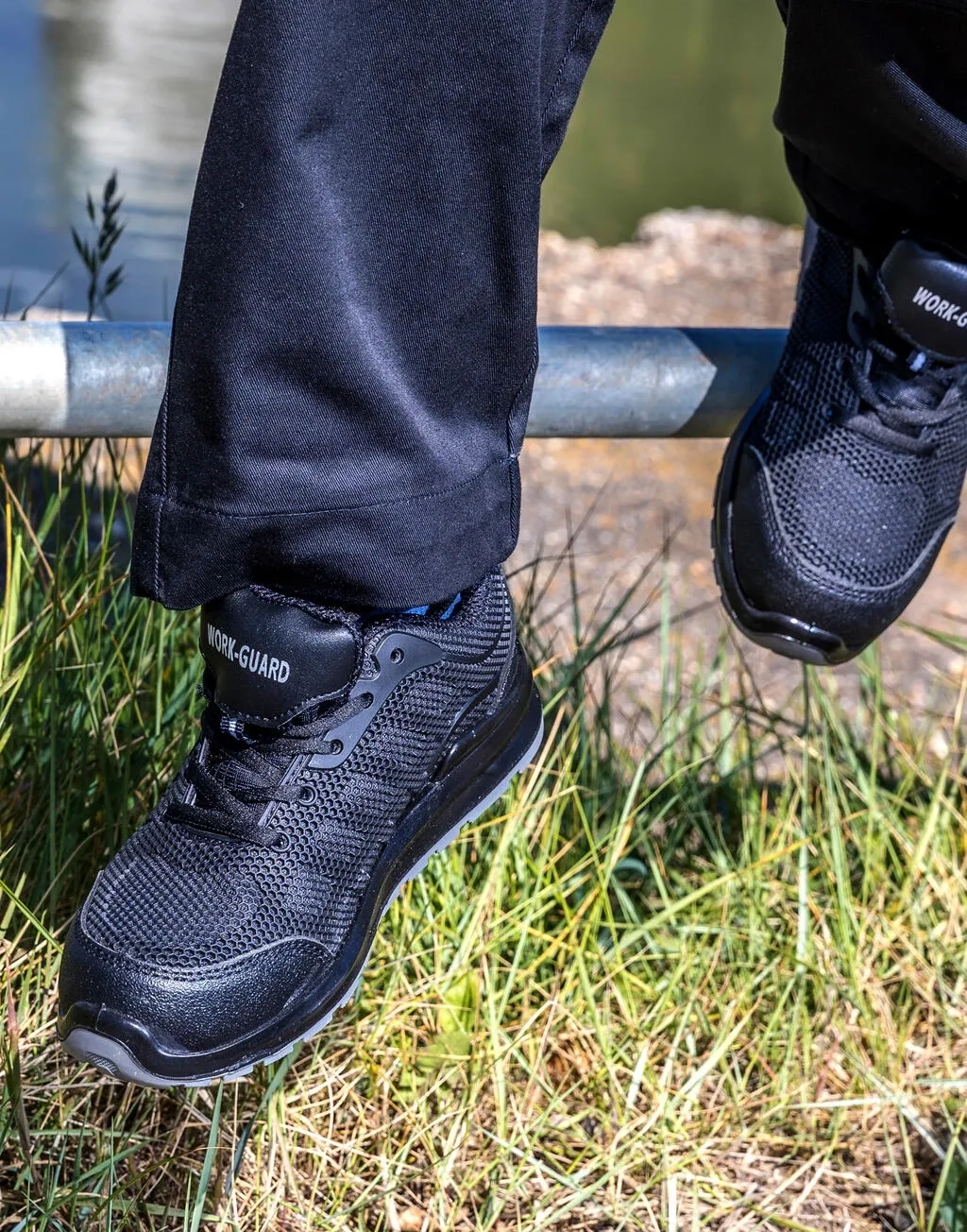 All Black Safety Trainer