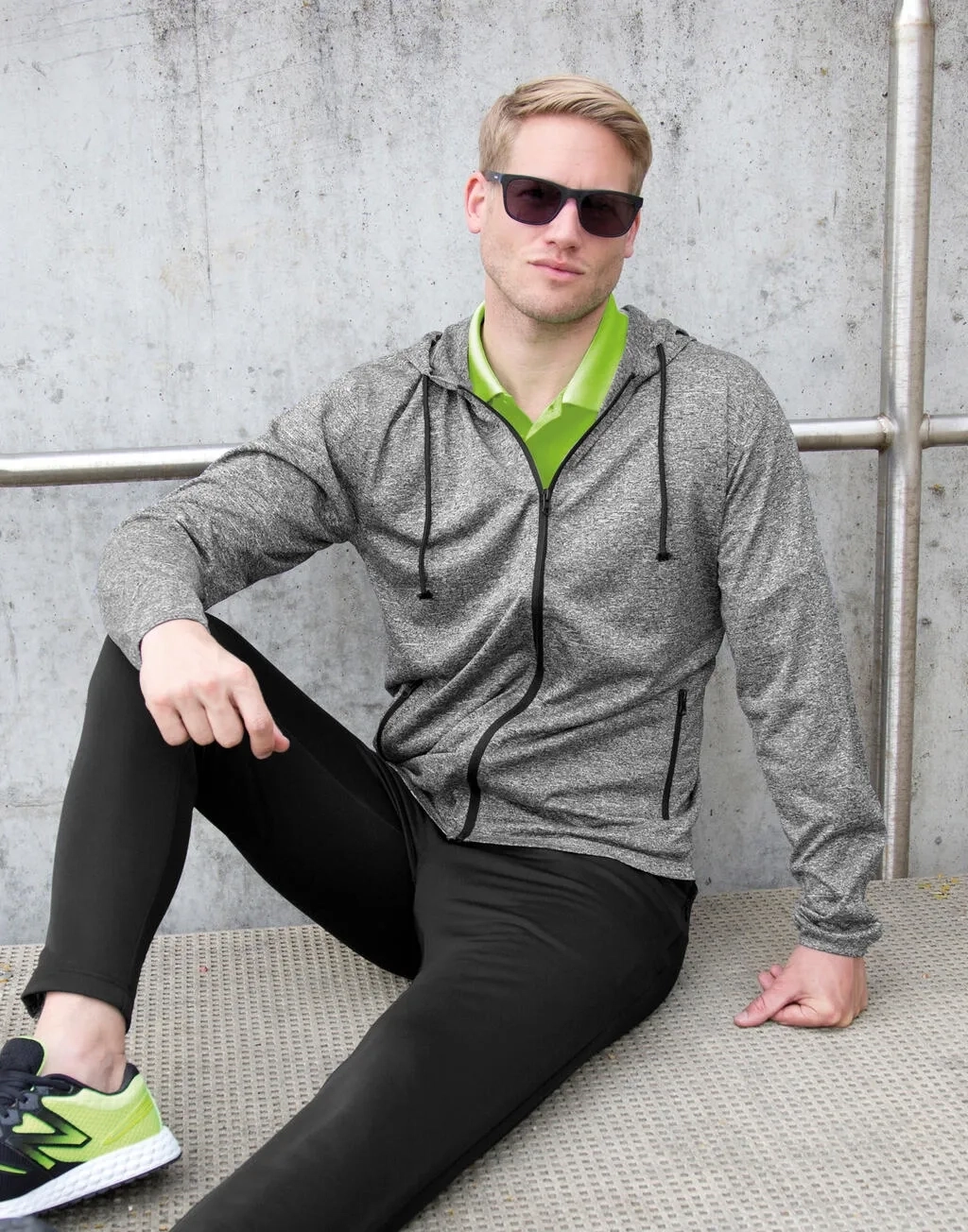 Men's Hooded Tee-Jacket