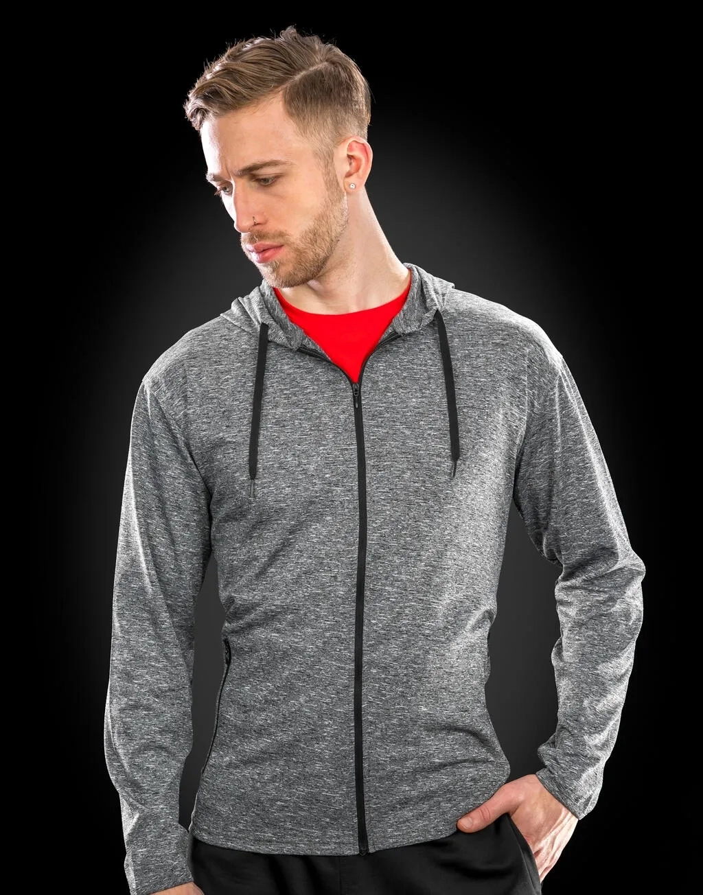 Men's Hooded Tee-Jacket