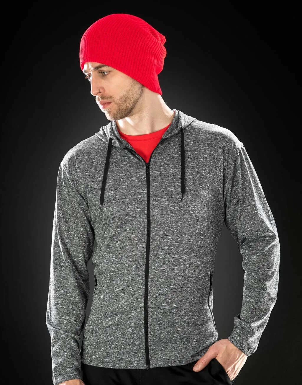 Men's Hooded Tee-Jacket