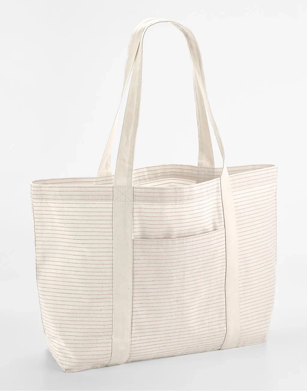 Striped Organic Cotton Shopper