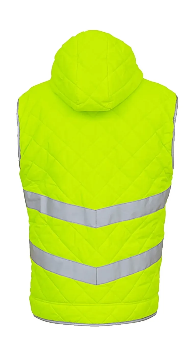 Fluo Kensington Hooded Gilet