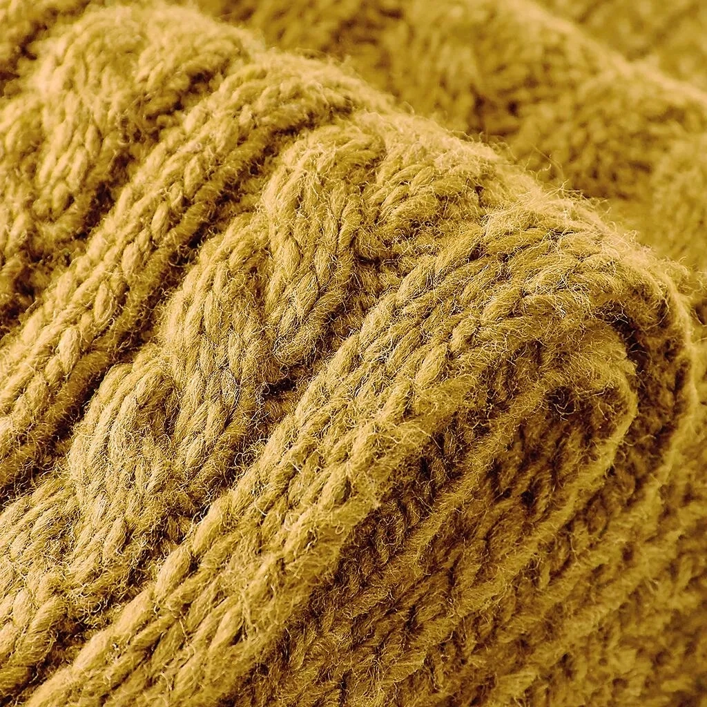 Cable Knit Melange Scarf