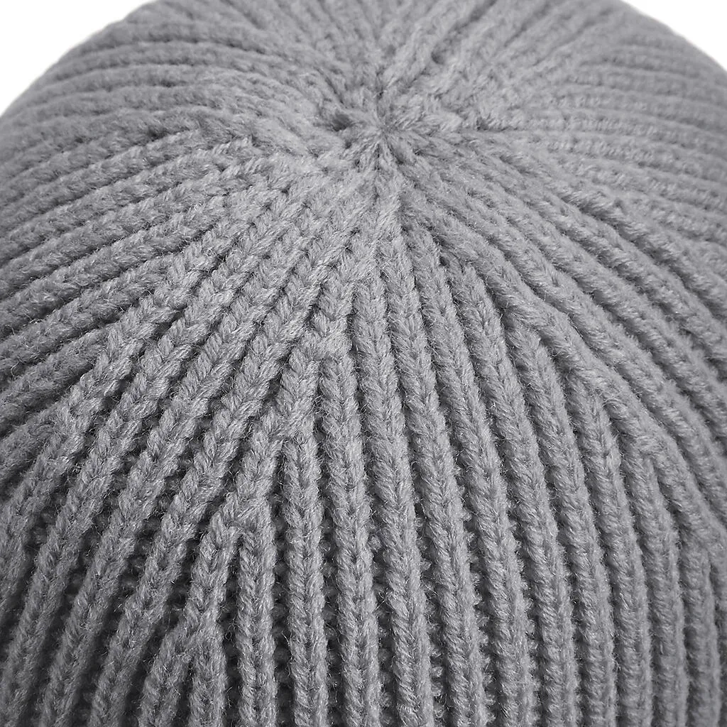 Engineered Knit Ribbed Beanie