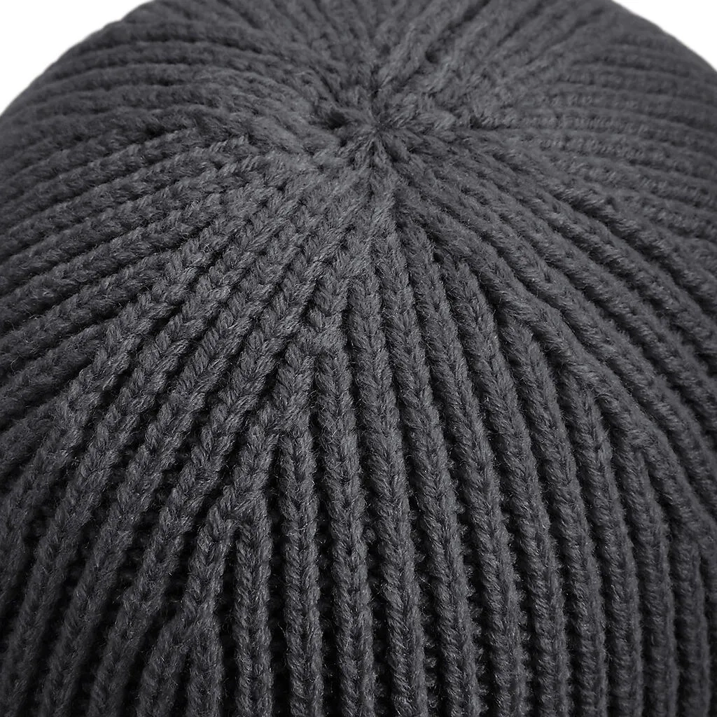 Engineered Knit Ribbed Beanie