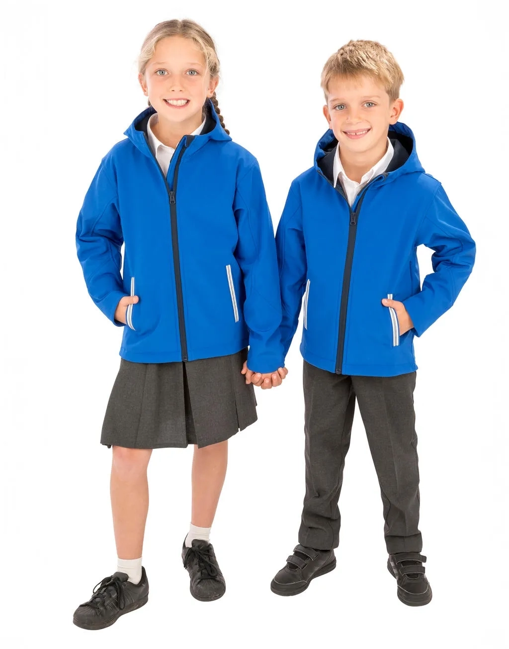 Kids TX Performance Hooded Softshell Jacket