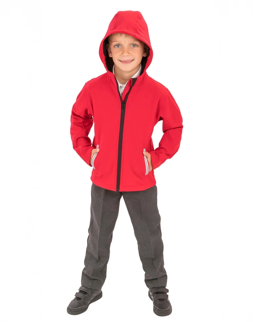 Kids TX Performance Hooded Softshell Jacket