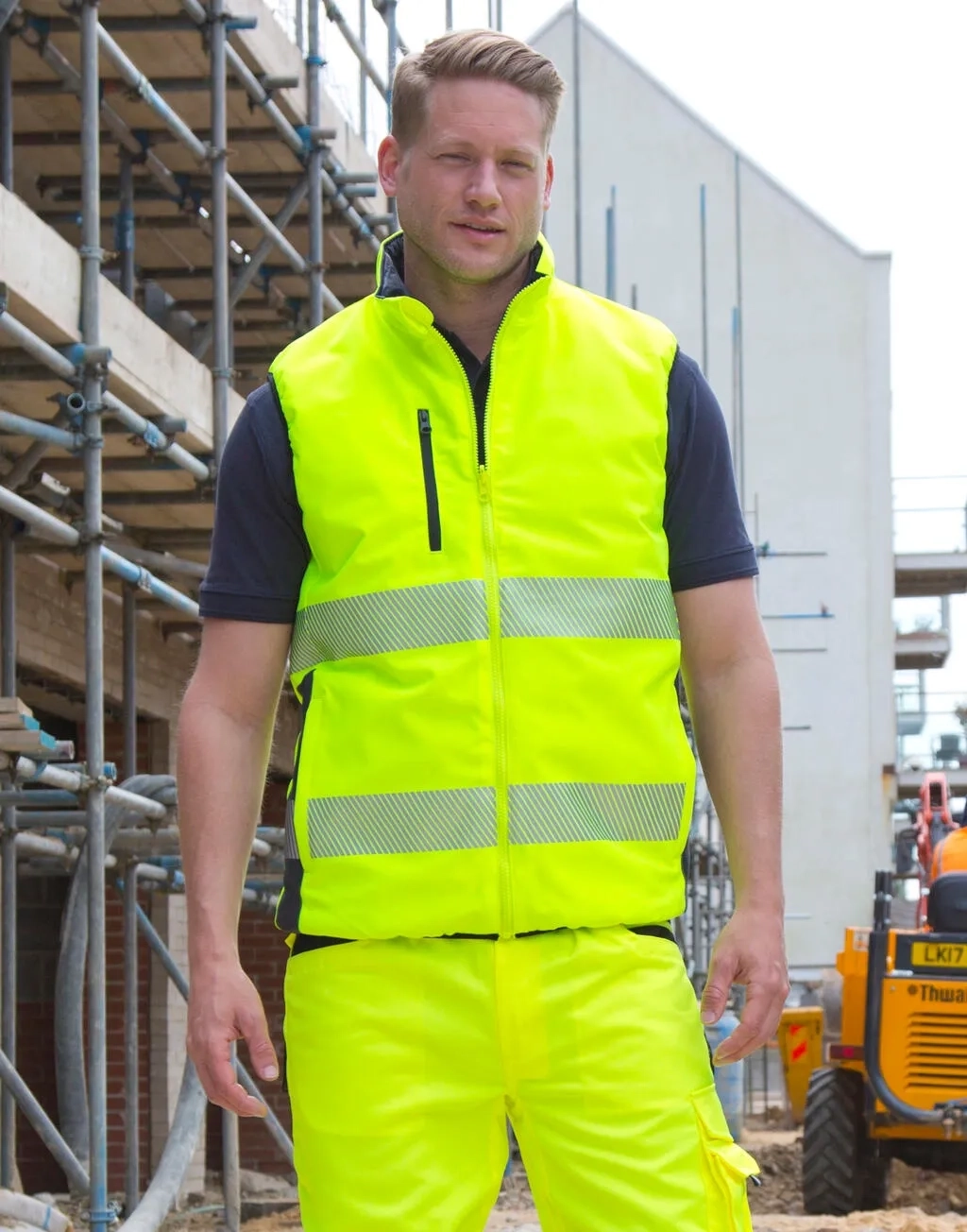 Reversible Soft Padded Safety Gilet