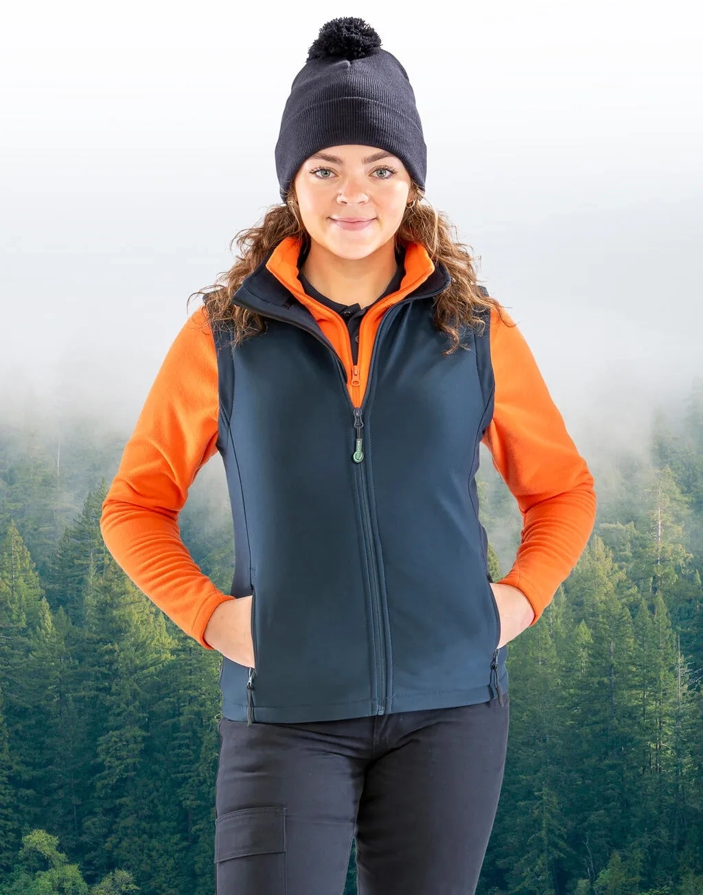 Women's Printable Softshell Bodywarmer