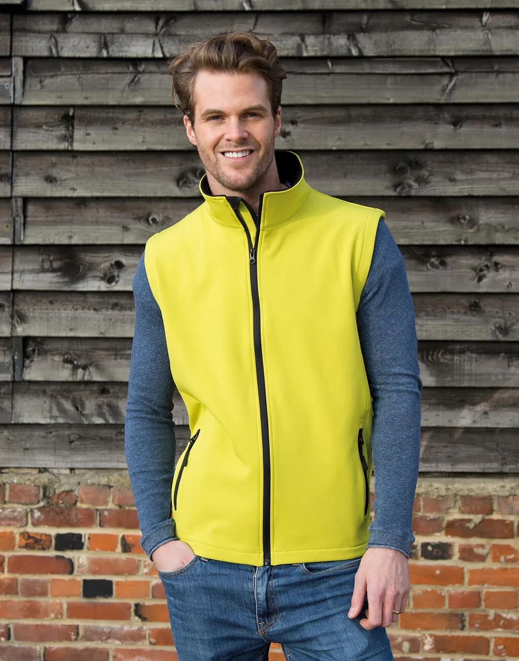 Men's Printable Softshell Bodywarmer