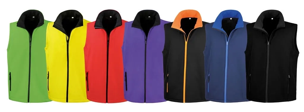 Men's Printable Softshell Bodywarmer