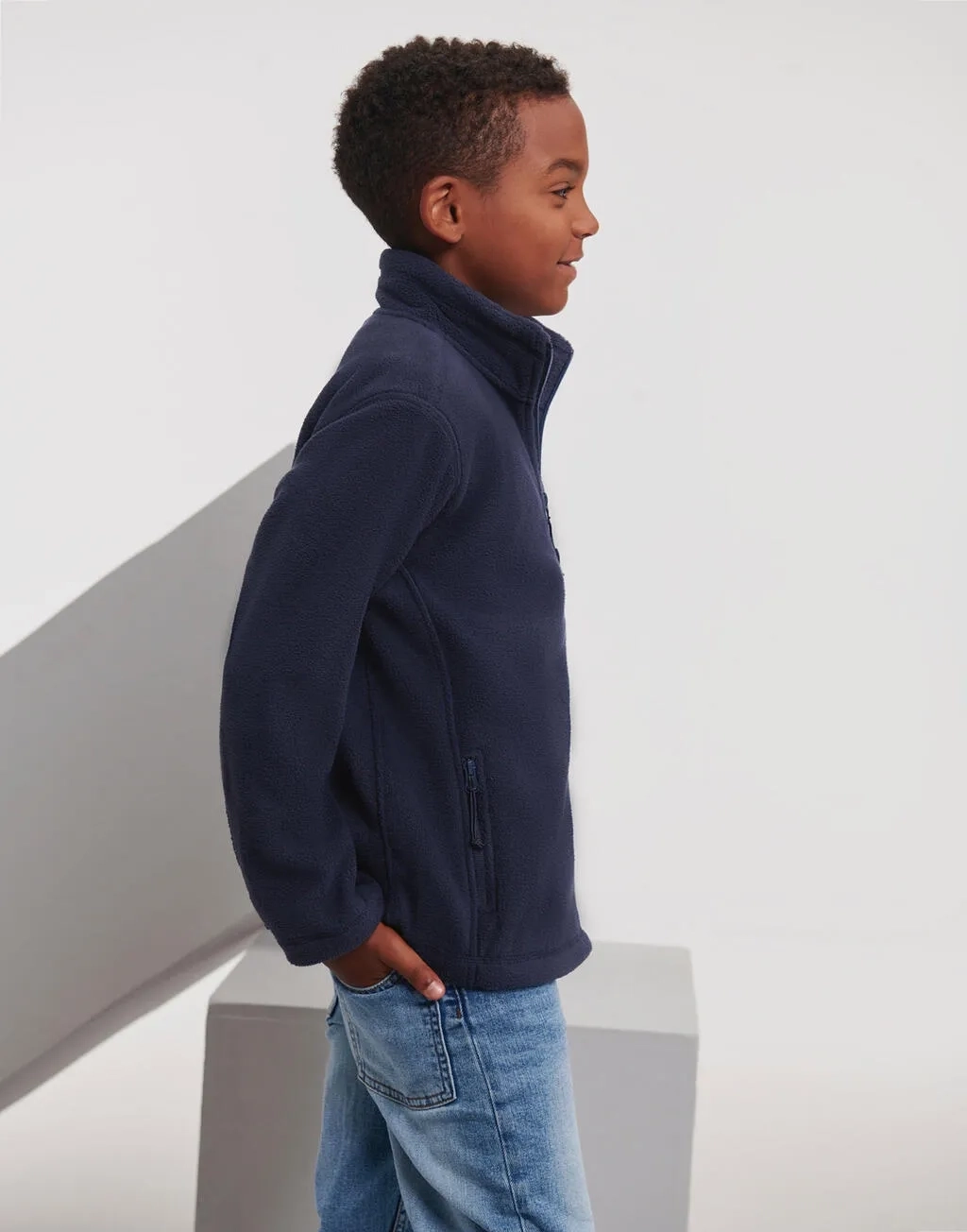 Kids Full Zip Outdoor Fleece