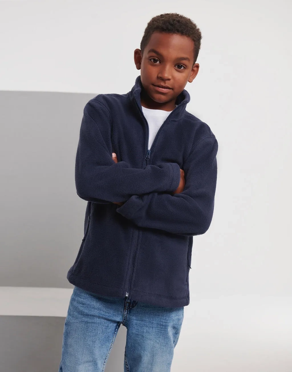 Kids Full Zip Outdoor Fleece