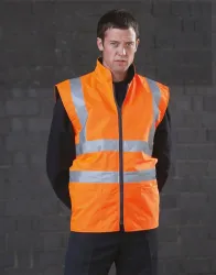 Fluo Fleece Reversible Bodywarmer