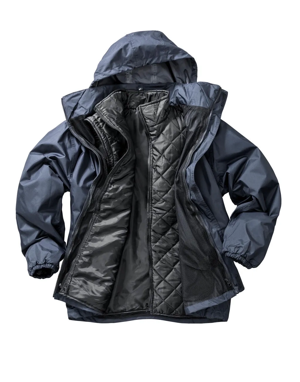 3 in 1 Jacket with quilted Bodywarmer