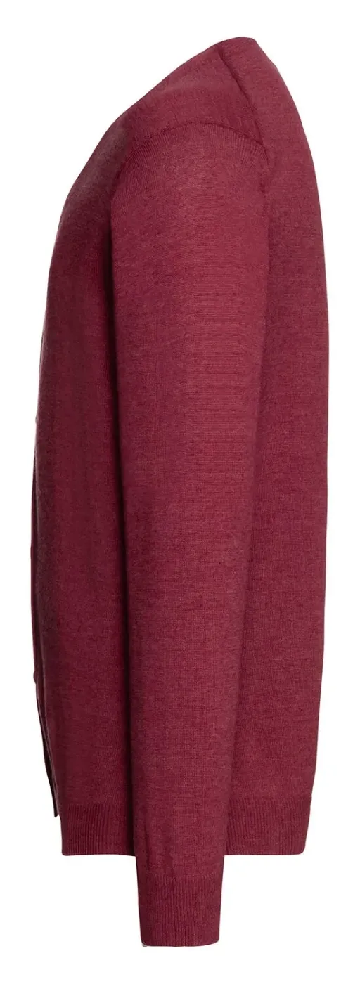 Men's V-Neck Knitted Cardigan