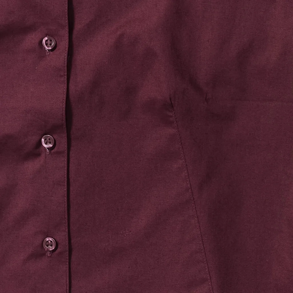 Fitted Short Sleeve Blouse