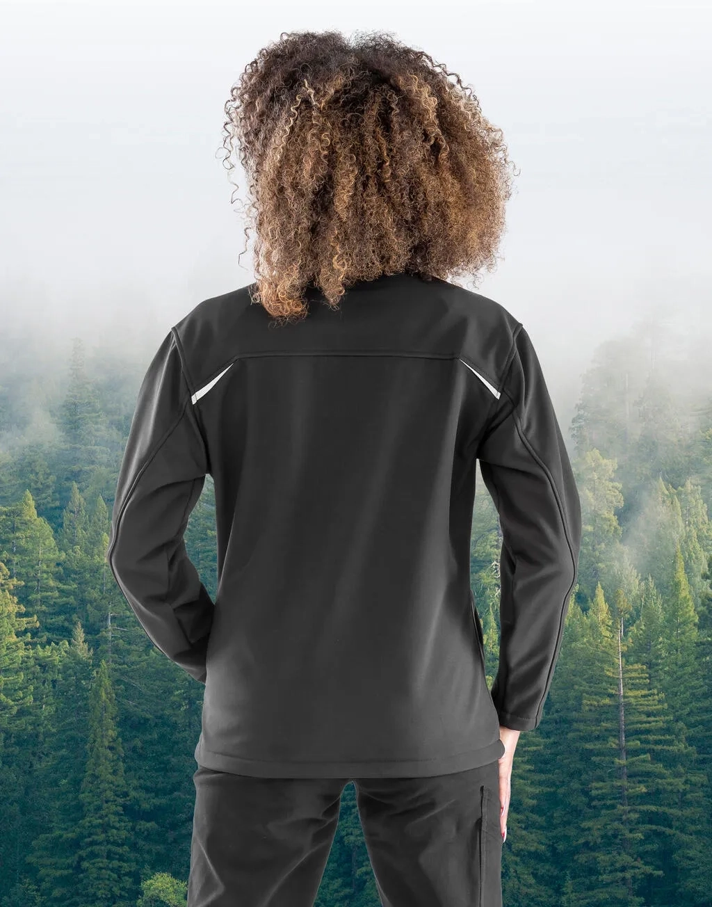 Womens Recycled 3-Layer Printable Softshell Jacket