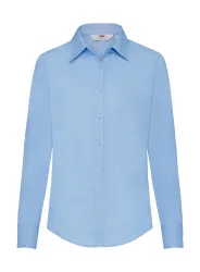 Ladies Poplin Shirt LS