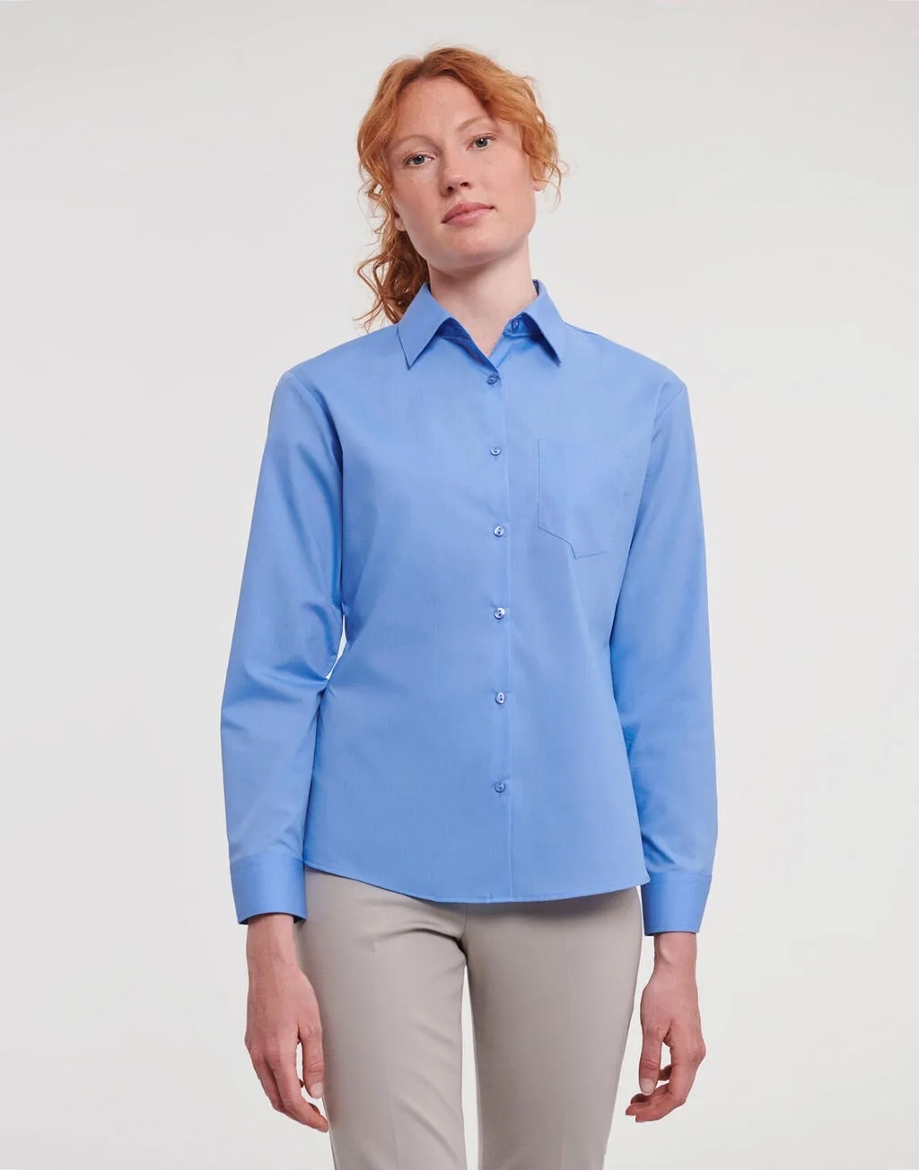 Ladies' LS Poplin Shirt