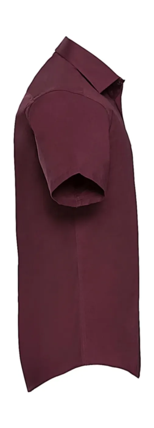 Fitted Short Sleeve Stretch Shirt