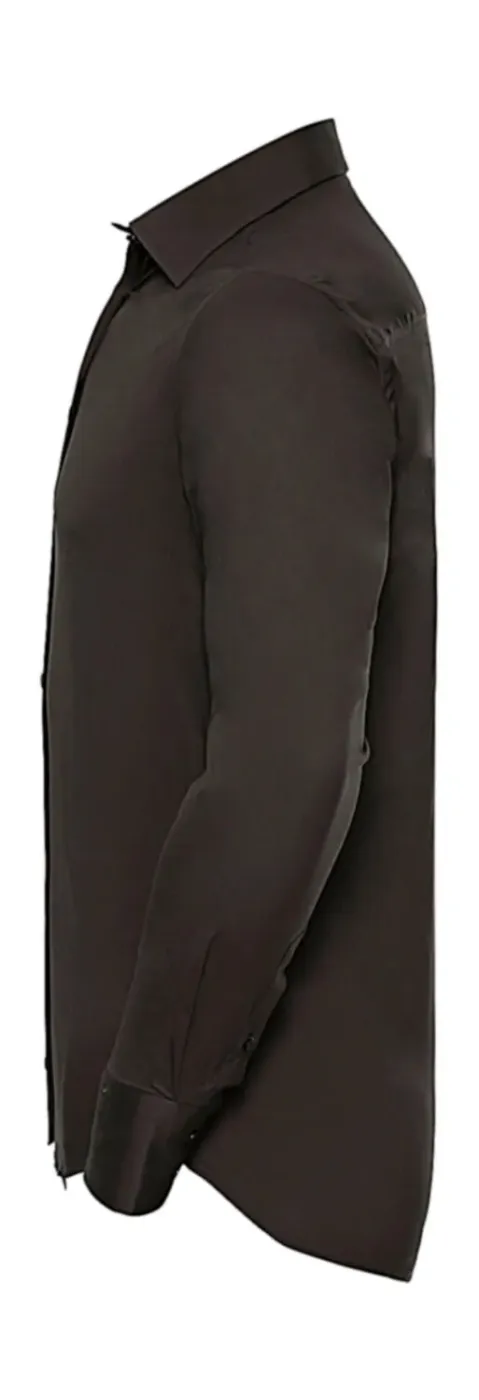 Fitted Long Sleeve Stretch Shirt