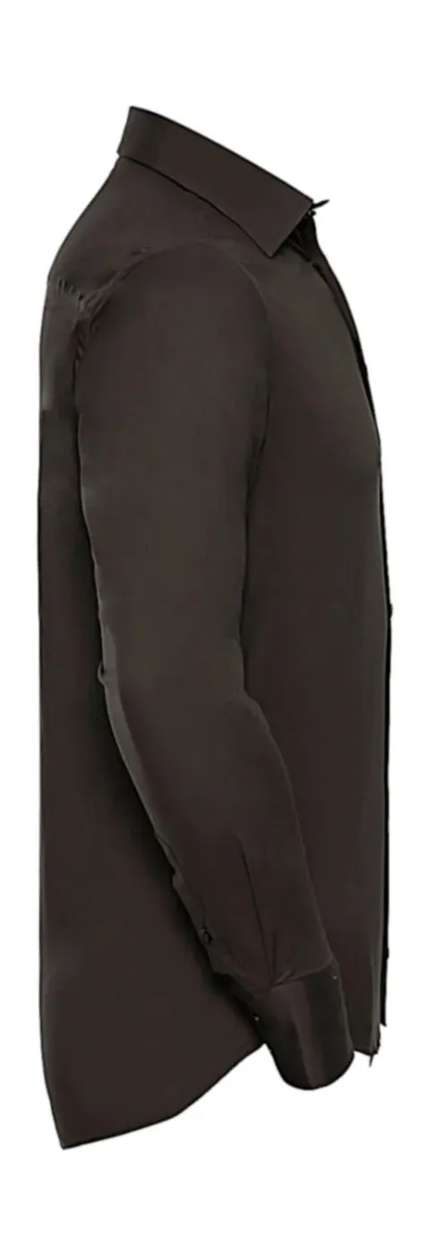 Fitted Long Sleeve Stretch Shirt