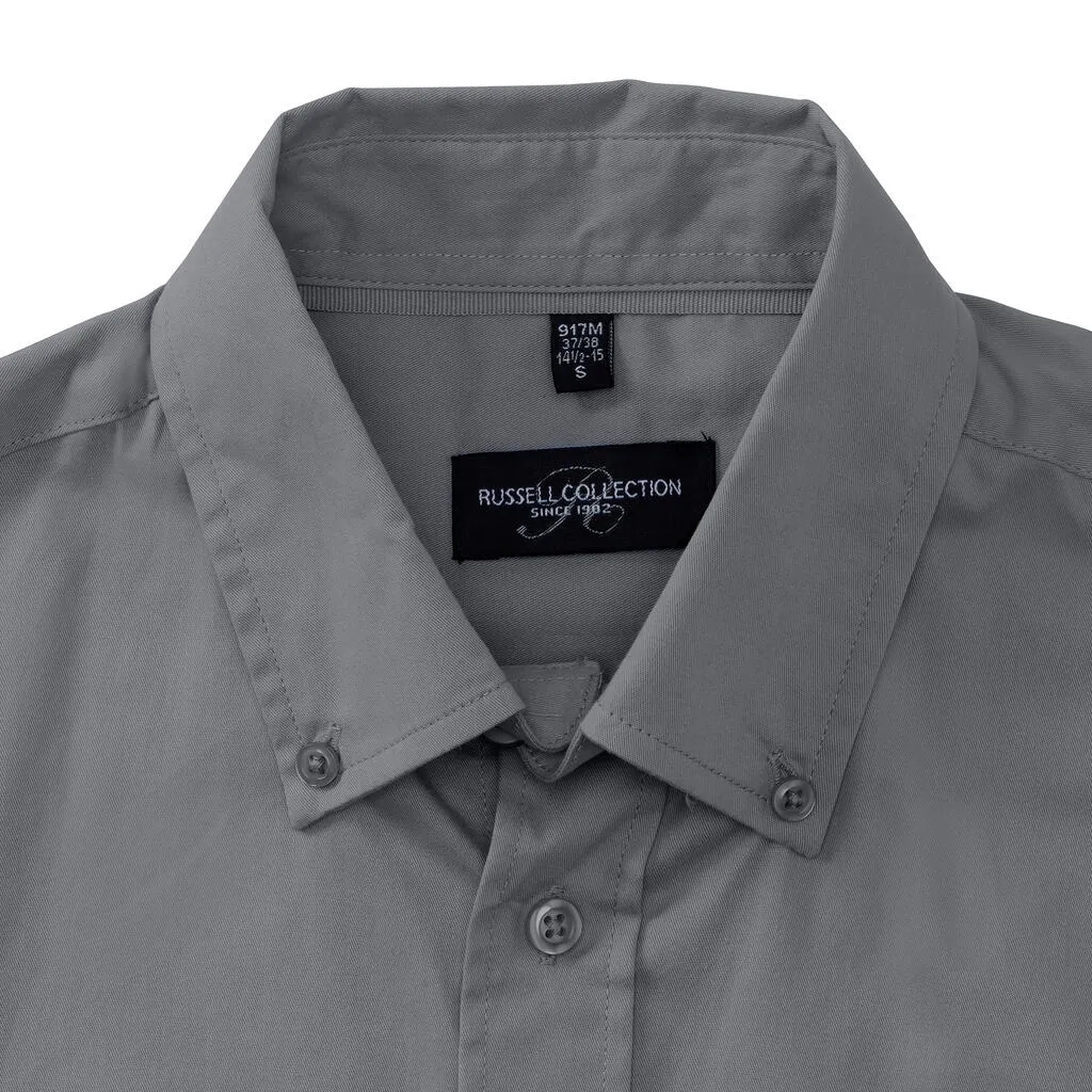 Short Sleeve Classic Twill Shirt