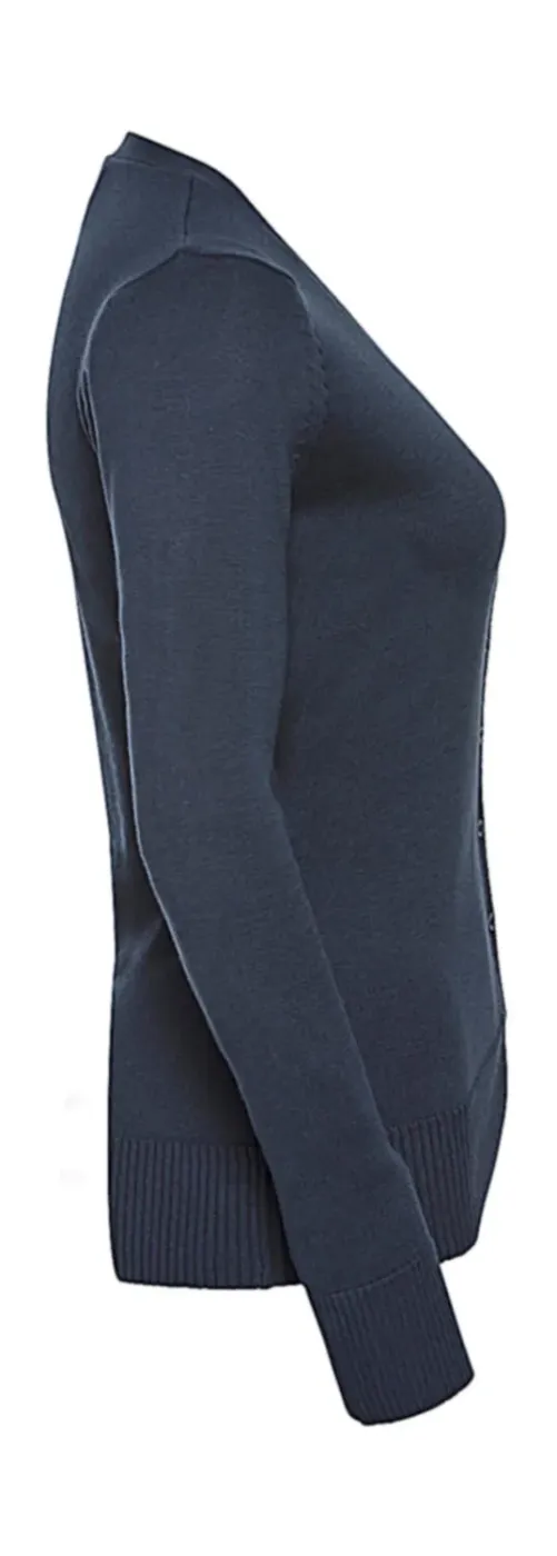 Ladies’ V-Neck Knitted Cardigan