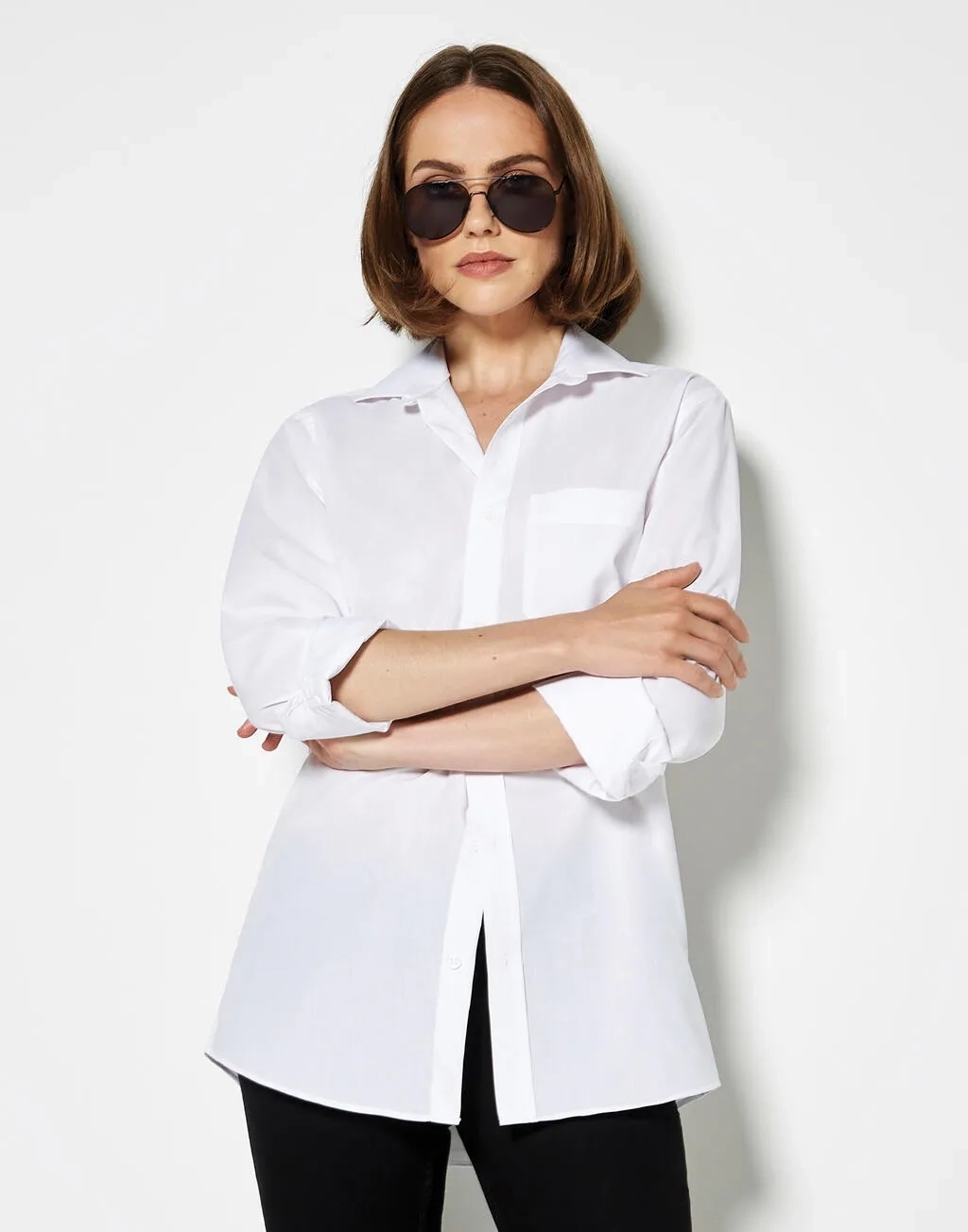 Tailored Fit Poplin Shirt