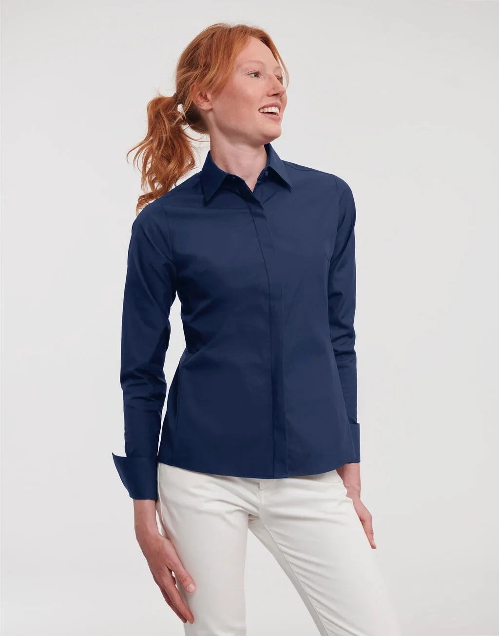 Ladies' LS Ultimate Stretch Shirt