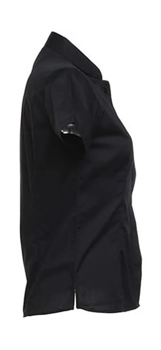 Women's Tailored Fit Mandarin Collar SSL