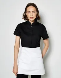 Women's Tailored Fit Mandarin Collar SSL